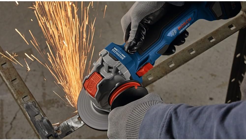 Bosch GWX18V-8N 18V X-LOCK Brushless 4-1/2 In. Angle Grinder with Slide Switch (Bare Tool)
