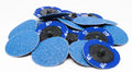 Benchmark Abrasives 2 Inch Sanding Discs Quick Change Zirconia, Male R Type Backing Drill & Die Grinder Sanding Disc for Deburring Polishing Rust Remover for Metal Paint Stripper (1000 Pack), 120 Grit