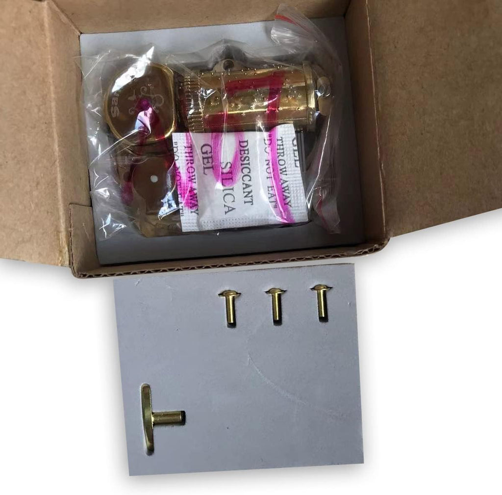 BinkeGG Play [ Memory ] 30 Note Golden Music Box Mechanism Sankyo Music Box Parts Musical Movement for DIY Music Boxes
