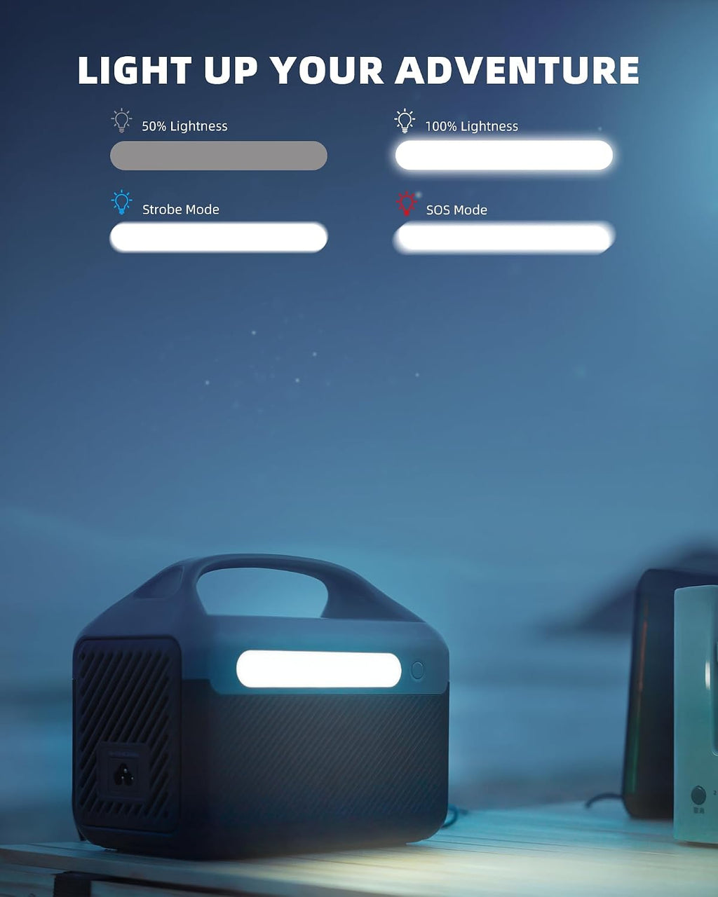 Portable Power Station with 40W Solar Panel, 60,000mAh LiFePO4 Battery 300W AC Outlets Power Station,2Hrs Fast Charging Power Bank for Home,Outdoor Camping RVs Emergencies