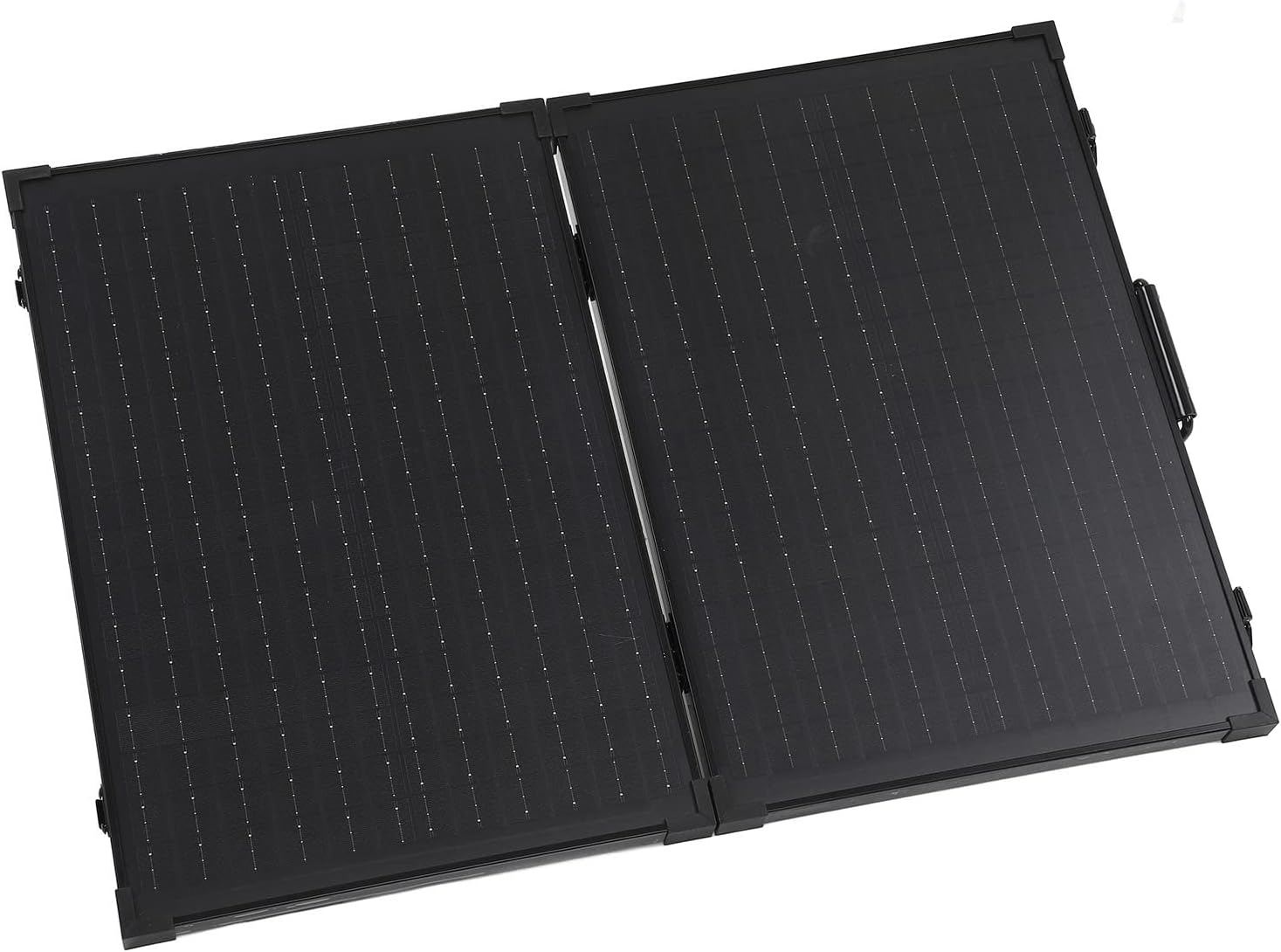 Foldable Solar Panel Solar Generators Monocrystalline Silicon Cells Aluminum Frame Ideal for RV Camping with Stand for Outdoor Use (80W)