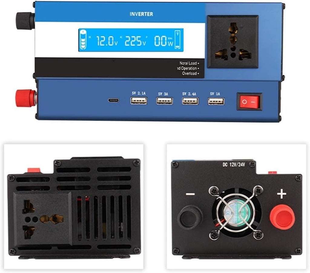 800W 1000W 2000W Solar Inverter Dual Voltage 12V 24V 48V 60(DualVoltage500W/12V24V)