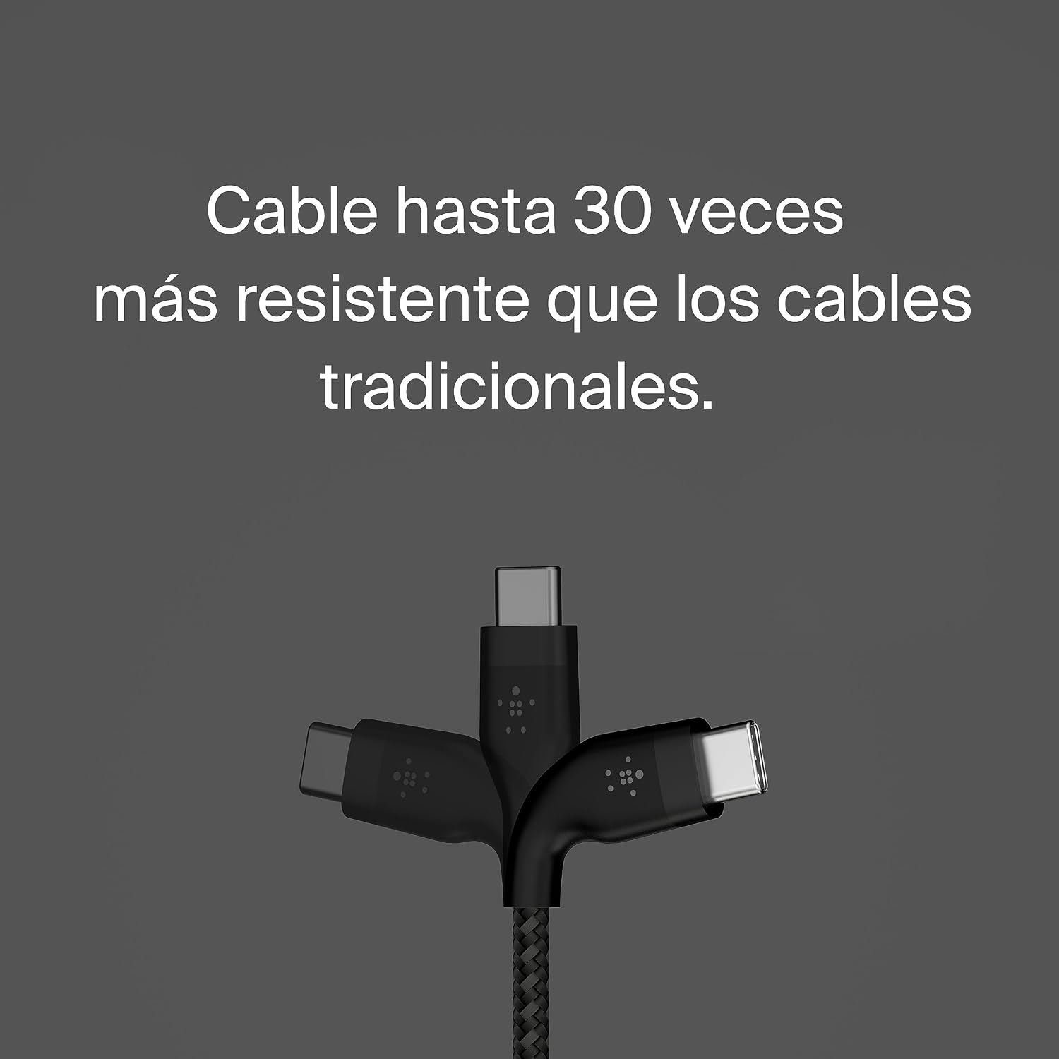 Belkin BoostCharge Pro Flex Braided USB-C to USB-C Cable (3M/10FT), USB-IF Fast Charging Cable for iPhone 16 Series, MacBook Pro, iPad Pro, Galaxy S25, S24, Nintendo Switch 2 & More - Black