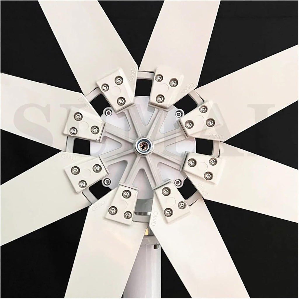 1000W Wind Turbine Generator 12V 24V 48V Free Alternative Energy Windmills 8 Blades Home Use Low Wind Speed Starting Wind Turbines(12V_1000W)