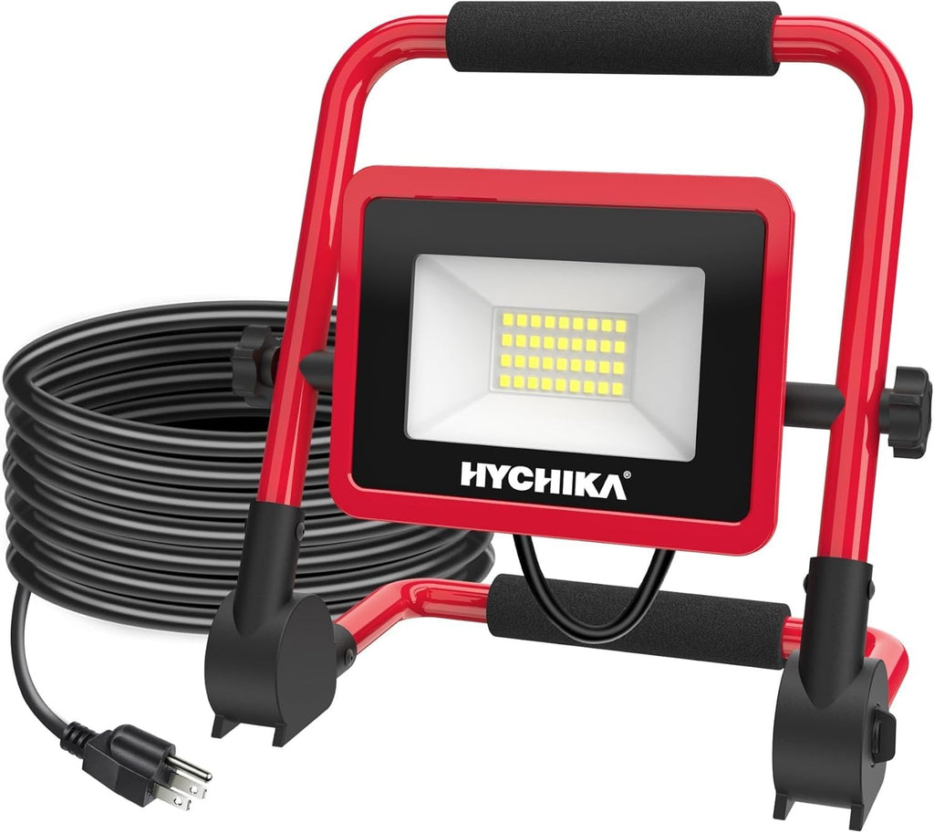 HYCHIKA 6.7A Jig Saw, 4A Mini Circular Saw with 3 Blades, 30W LED Work Light, 3-Tool Power Tool Combo Kit