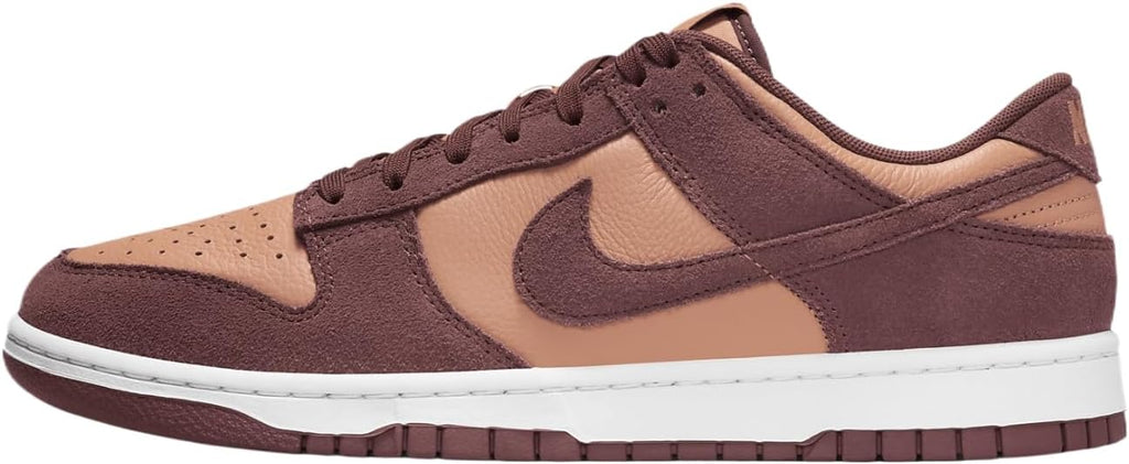 Nike Dunk Low Retro Men's Shoes (FQ8249-200, Amber Brown/White/Dark Pony)