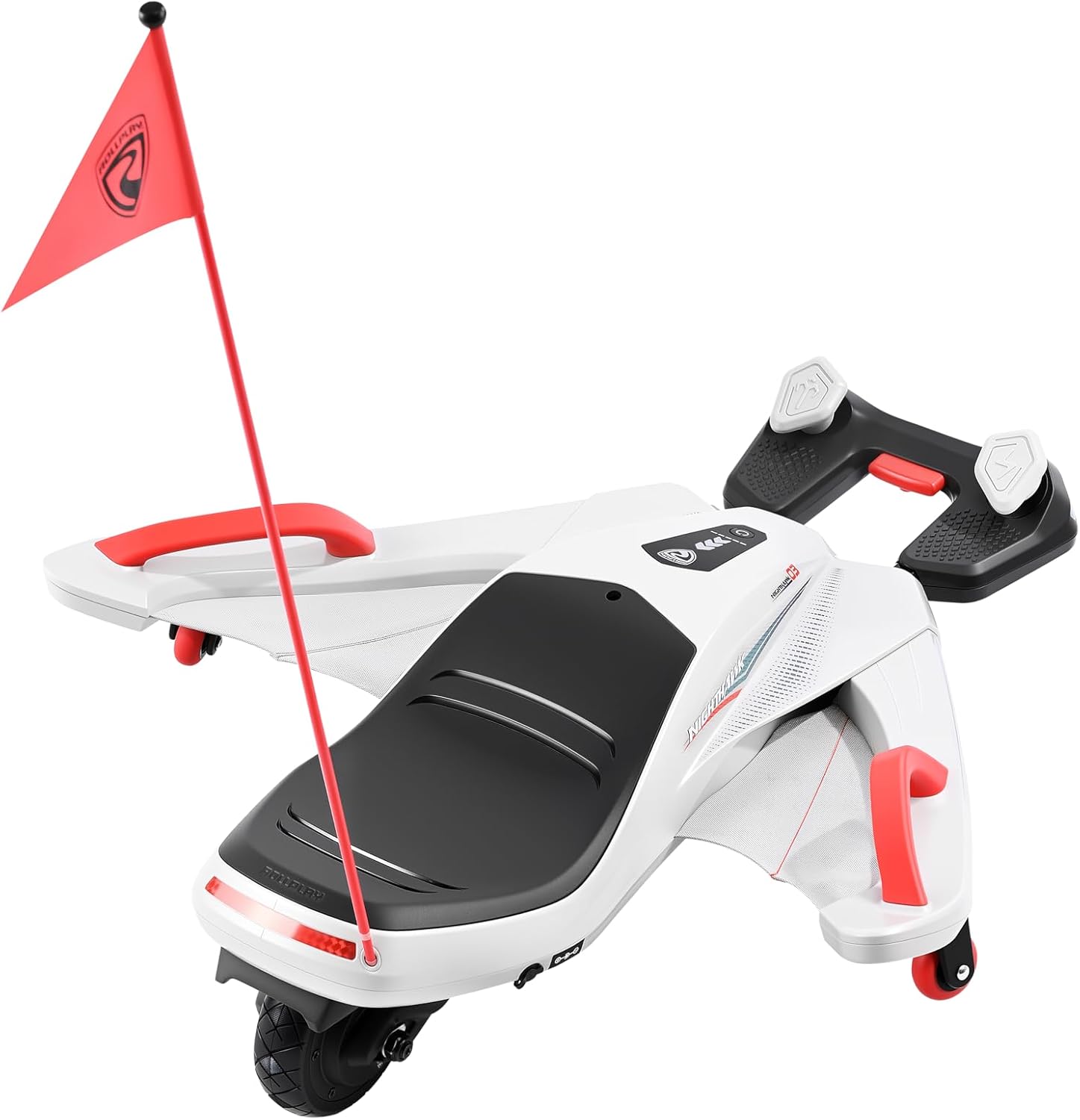Rollplay Nighthawk Fly Kids Electric Ride-On Toy, 24V Hub Motor, 8 MPH, Ages 6+