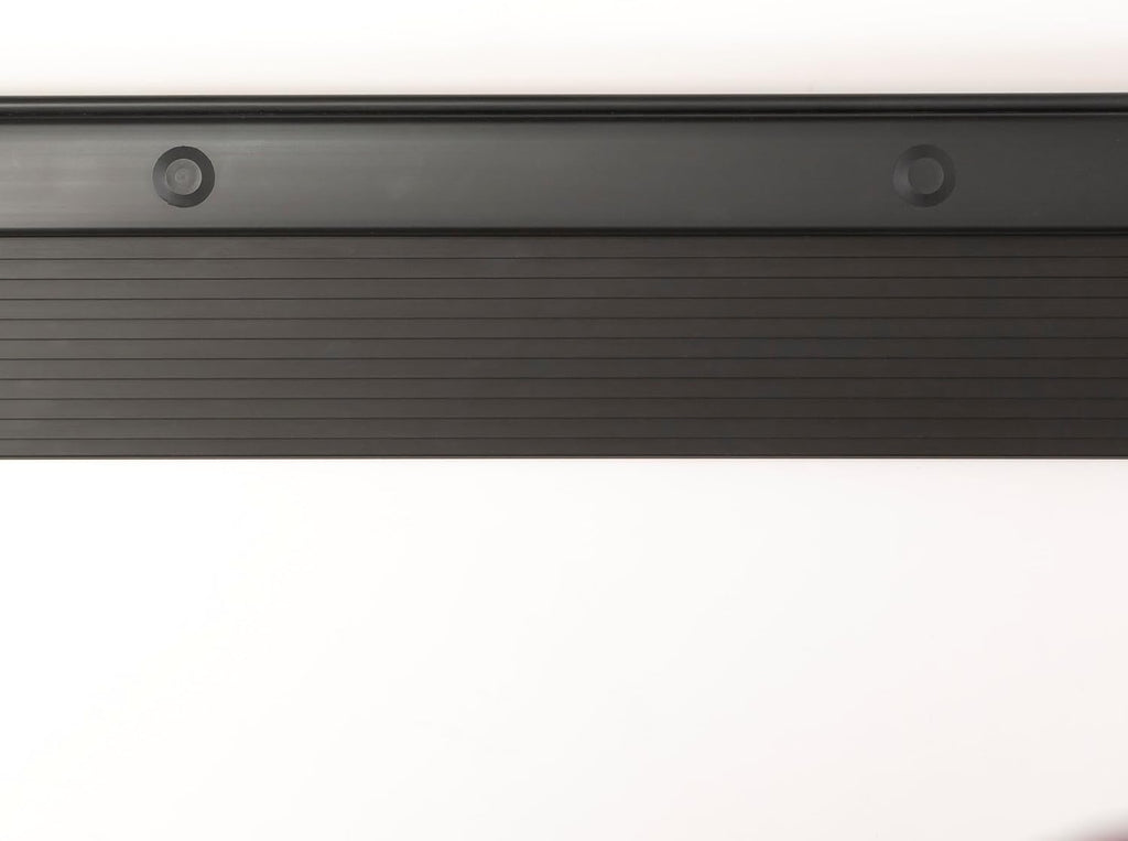 Adjustable Aluminum Threshold – Extra Short Width with Hidden Screws, Adapts to Any Height, Heavy-Duty for Residential & Commercial Use, Available in Multiple Sizes (Black, 48 inch)