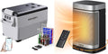 EUHOMY 12 Volt Car Refrigerator,38 Quart(35L) Car Fridge Electric Cooler APP Control & Dreo Space Heater Indoor, 1500W Portable Heaters for Indoor use with Remote