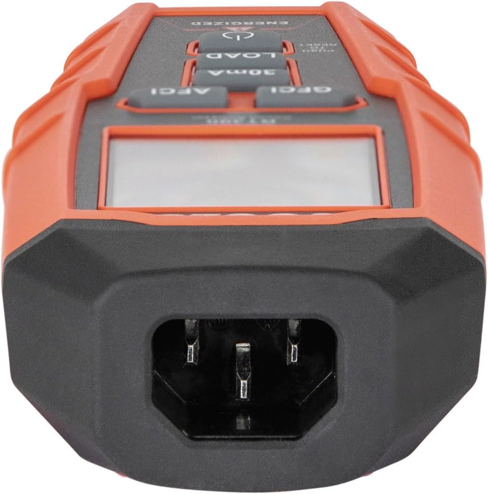 Klein Tools RT390 Circuit Analyzer with Large LCD, Identifies Wiring Faults, GFCI and AFCI Tester, Voltage Drop, Displays Trip Time