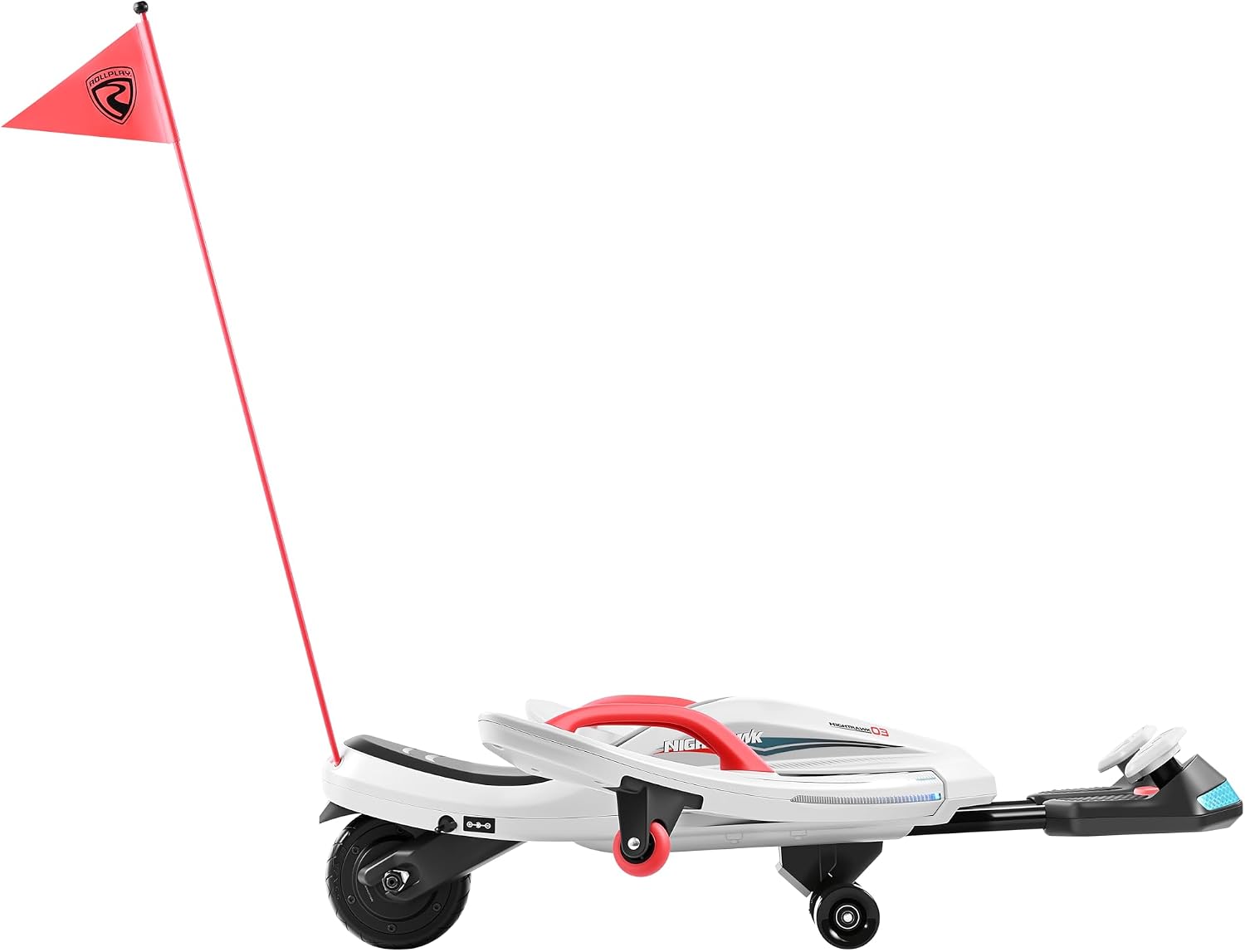 Rollplay Nighthawk Fly Kids Electric Ride-On Toy, 24V Hub Motor, 8 MPH, Ages 6+