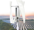 Windmill Wind Turbine Generator, 100W Portable Vertical Helix Wind Power Turbine Generator with Controller, 3 Blade Wind Generator Kit for Home Energy Supplementation,White,24V