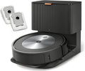 iRobot® Roomba® j7+ (7550) Robot Vacuum Bundle with Automatic Dirt Disposal - Wi-Fi Connected, Smart Mapping, Ideal for Pet Hair (+2 AllergenLock Dirt Disposal Bags)
