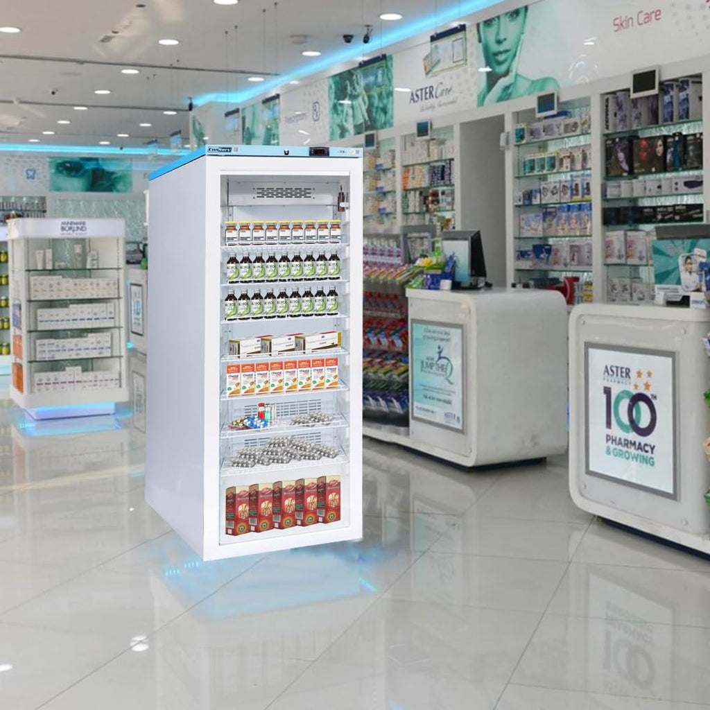 Conserv 23.4' Wide Pharmacy & Clinic Refrigerator, 12.7 Cu.Ft Medical Vaccine Fridge, WiFi Temperature Monitoring, High/Low Temp Alarm, Locking Door, No Frost, ETL Listed, 110V