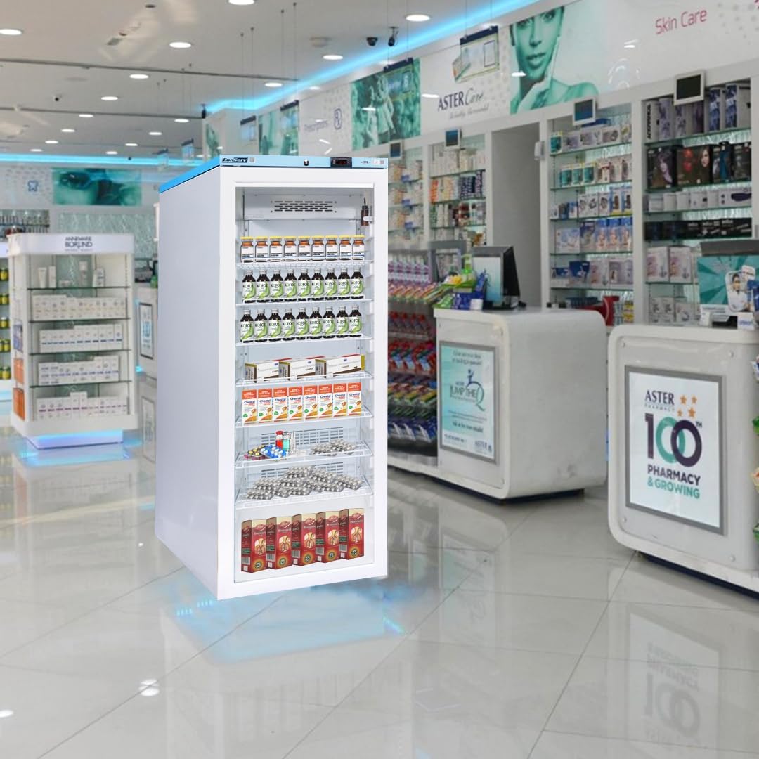 Conserv 23.4' Wide Pharmacy & Clinic Refrigerator, 12.7 Cu.Ft Medical Vaccine Fridge, WiFi Temperature Monitoring, High/Low Temp Alarm, Locking Door, No Frost, ETL Listed, 110V
