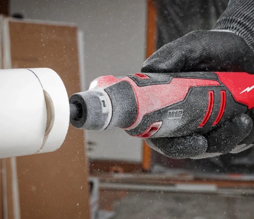 2525-21 Cordless Brushless Rotary Tool for Milwaukee 12V M12 Rotary Tool Kit - Red/Black