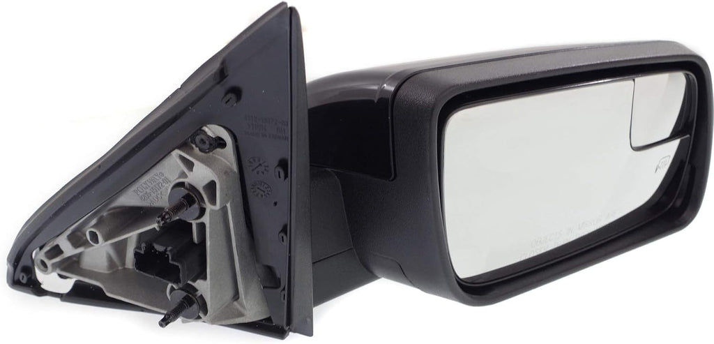 Kool Vue Driver & Passenger Side Power Heated Mirrors for Ford Flex 2013-2019 With Spotter Glass; Without Memory & Puddle Lamp Paintable