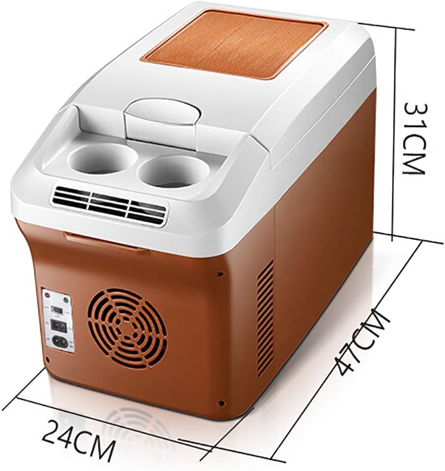 12L Mini Fridge Car Refrigerator Hot Cold Portable Electric Cool Box Car & Home Dual-use Mini Home Camping Fridge