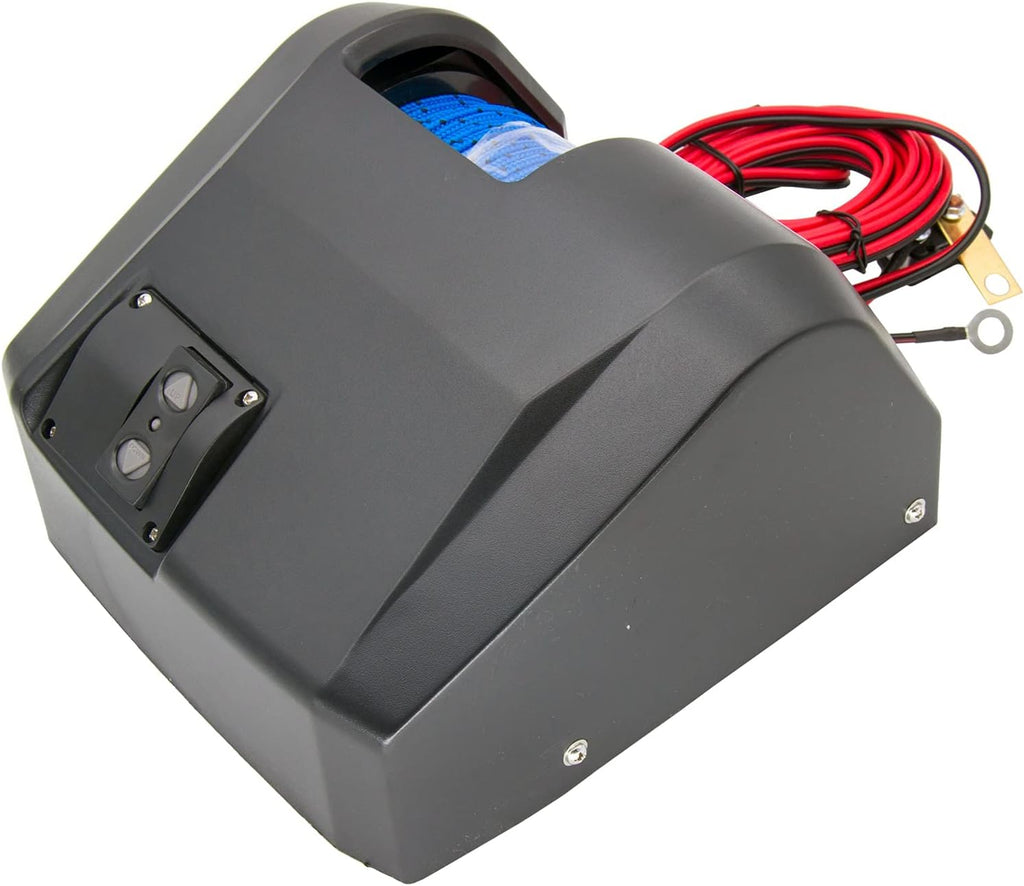 Electric Anchor Winch,Boat Anchor Wench 12V Marine Saltwater Anchor Windlass Kit with Wireless Remote Control Anchors Up to 25 LBS