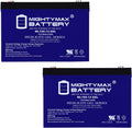 Mighty Max Battery 12V 100AH Gel Replacement Battery Compatible with Patriot Solar 100W Portable Generator - 2 Pack