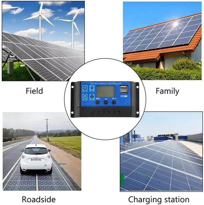 Portable Solar Panels 100W 12V Solar Panel, High-Efficiency Monocrystalline Solar Panel for RV Marine Boat and Other Off-Grid Applications