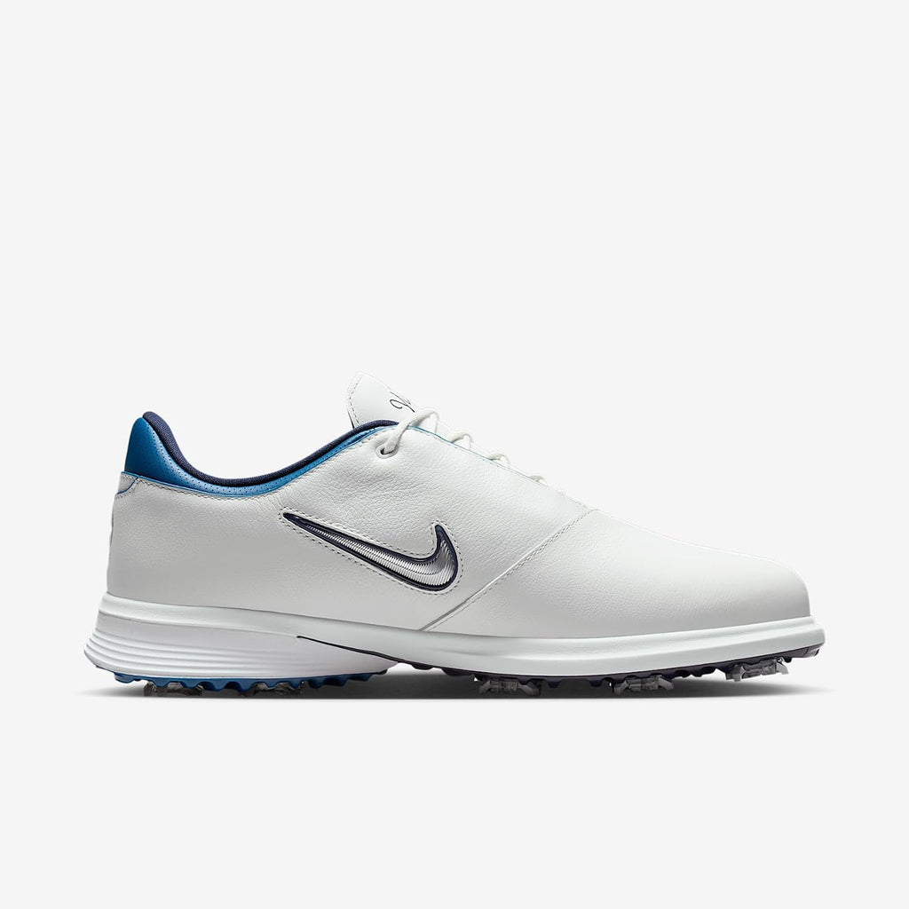 Nike Victory Tour 4 Golf Shoes (Summit White/Court Blue/Metallic Silver)