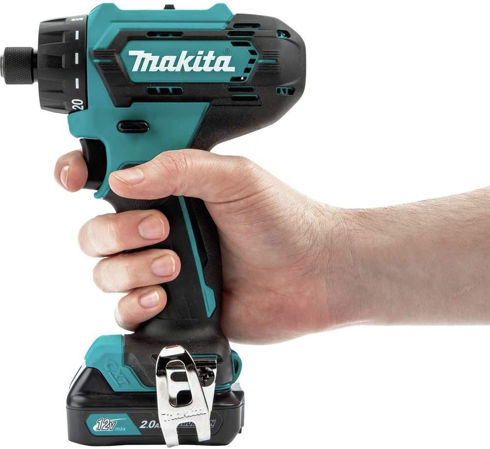 Makita FD10R1 12V max CXT® Lithium-Ion Cordless 1/4' Hex Driver-Drill Kit (2.0Ah)