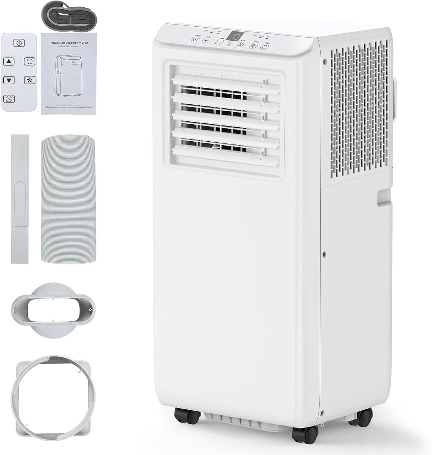 Takywep Portable Air Conditioner 10000 BTU, Portable AC Unit with Remote Control, Energy-Efficient Cooling for 450 Sq.ft Spaces, 3in1 Portable AC with Dehumidifier, Cooling & Fan Mode for Bedroom Room
