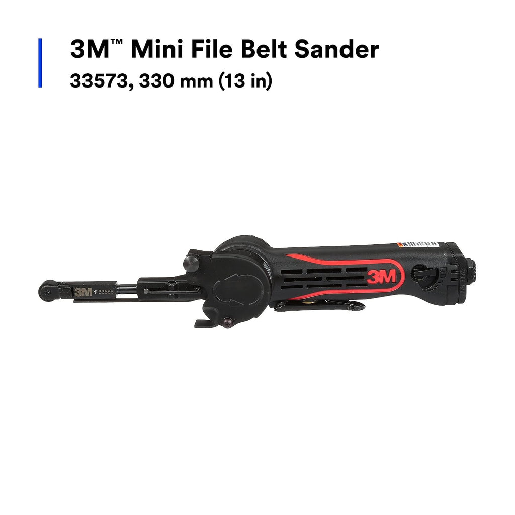 3M File Belt Sander Mini 33573, 13 in, 1 Per Box, File Sander for Cutting and Grinding