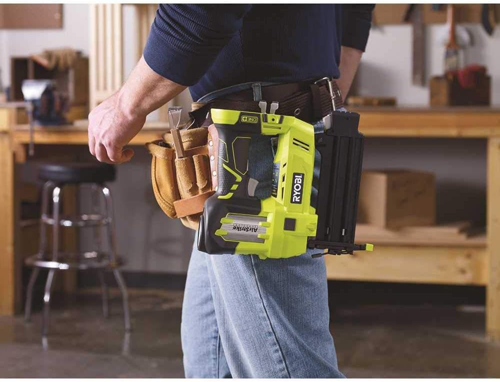 Ryobi P320 Airstrike 18 Volt One+ Lithium Ion Cordless Brad Nailer (Battery Not Included, Power Tool Only)