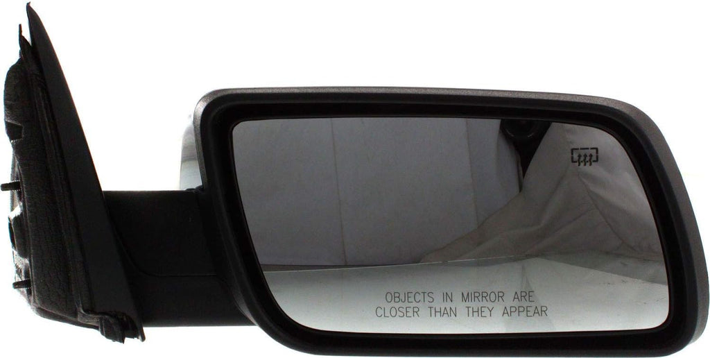 Kool Vue Side Mirror Replacement Power Heated Mirrors for Ford Flex 2009-2012, Driver & Passenger Side, Memory Puddle Lamp, Chrome
