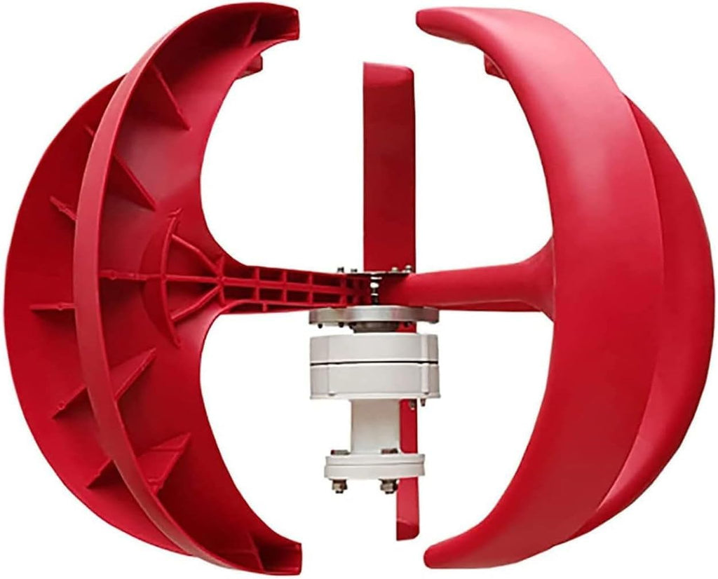 600W Vertical Axis Wind Turbine Generator Kit - AC Permanent Magnet Motor with Controller for Home & Camping - Eco-Friendly Energy Solution, 12V Power Generation
