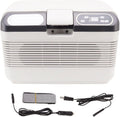 Car Refrigerator, Aluminum ABS 12L Portable RV Electric Cooler Freezer Cools Or Heats and Provides Compact Storage, Car Fridge for Vehicles, Truck, Camping, Travel and Home Use