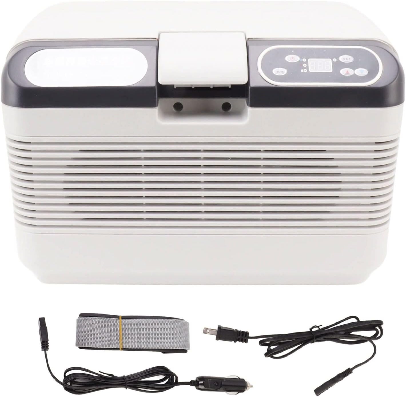 Car Refrigerator, 12L Car Freezer for Camping & Travel Portable Car Fridge RV Electric Cooler Freezer Fast Cooling Fridge Cooler for Car, RV, Truck, Cold and Warm Dual Use (US