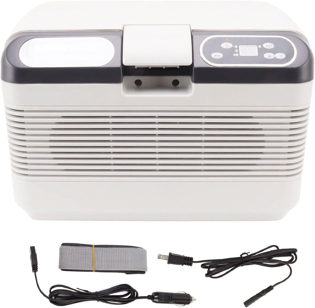 ZJchao Car Refrigerator RV 12L Electric Cooling and Warming Cooler Car Fridge Mini Fridge Portable Freezer Box Campervan Fridge,Portable Freezer Box Campervan Fridge, Silent and