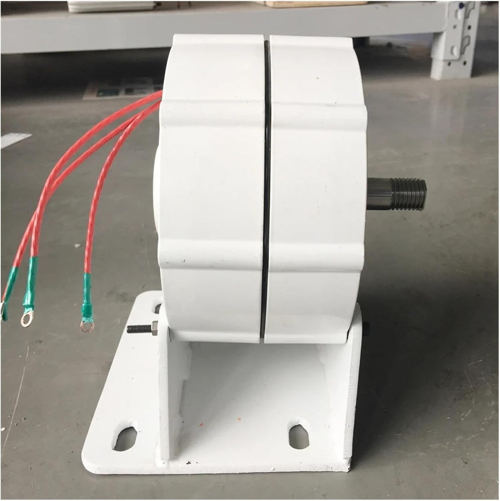 Wind Turbine Generator, Low Speed 800W 1000W 12V 24V 48V Gearless Permanent Magnet Generator AC Alternators Use For Wind Turbine Water Turbine for Marine, RV, Home(Without base,12V_1000W)