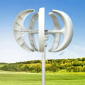 400W 600W 800W 1000W 1200W 12V 24V Lantern Type 5-Blade Vertical Axis Wind Turbine Generator Controller,24V-400W