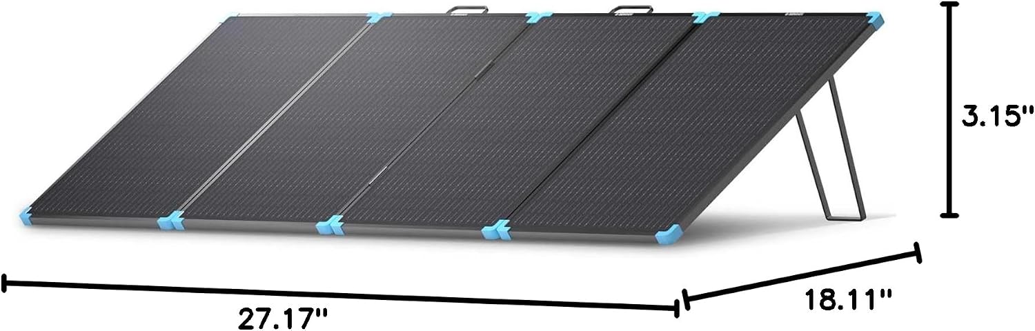 Renogy Solar Panels, 220W Portable Foldable Solar Panel Suitcase for Power Station, 23% High Efficiency, Fast Installation with Sturdy Kickstands, IP67 Waterproof for RV Camping Off-Grid Blackouts