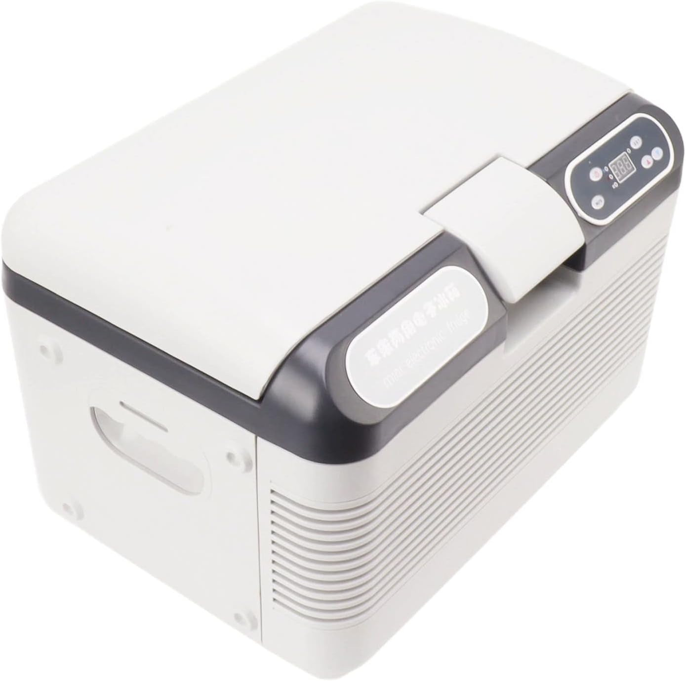 Car Refrigerator, Aluminum ABS 12L Portable RV Electric Cooler Freezer Cools Or Heats and Provides Compact Storage, Car Fridge for Vehicles, Truck, Camping, Travel and Home Use