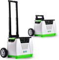Nature's Generator with Cart -1800w Solar and Wind Powered Generator in Quiet Operation with 12V DC port,2 USB ports and 3 AC outlets