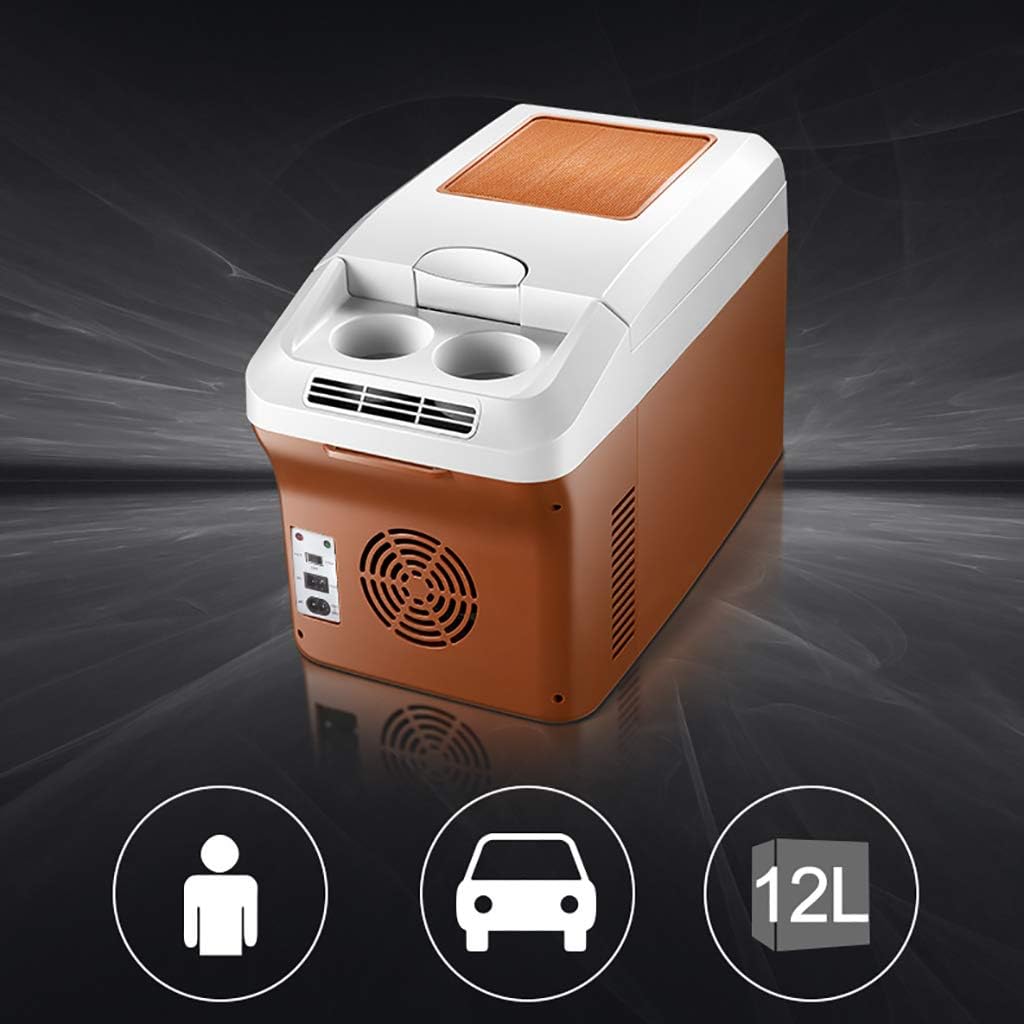 12L Mini Fridge Car Refrigerator Hot Cold Portable Electric Cool Box Car & Home Dual-use Mini Home Camping Fridge
