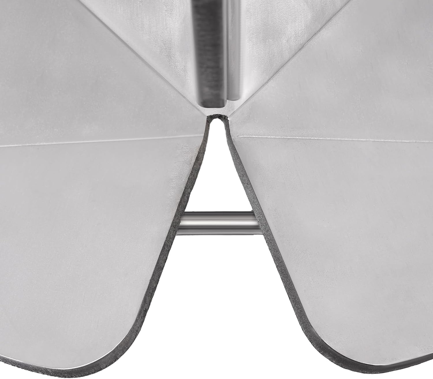 43lb Small Yacht Boat Anchor 316 Stainless Steel Wing Style Anchor with Practical Hole Heavy Duty Triangular Anchor for Kayak, Canoes, Fishing, and Paddle Board Accessories
