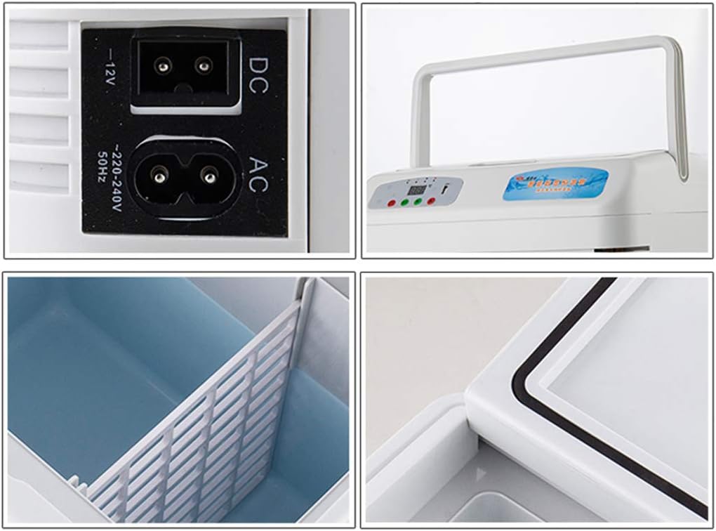 15L Portable Mini Refrigerator, Cooler Freezer & Insulin Vaccine Warmer for Car, Home, Travel, Camping - Energy Class A