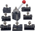 8 PCS Wedge Type AXA Quick Change Tool Post With Tool Holders For Lathe Swing Dia 6-12',250-111 (AXA-8PCS)