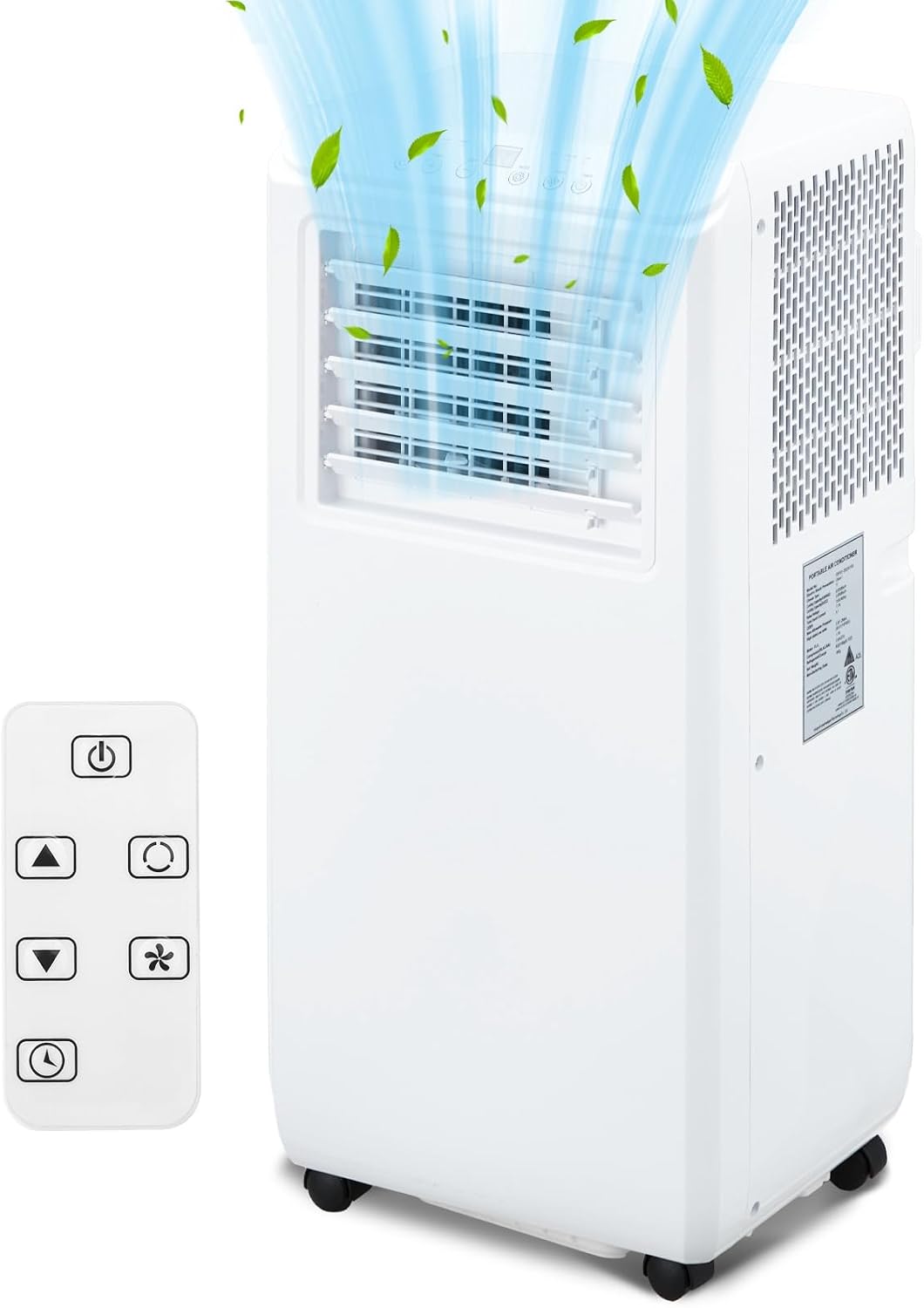 Takywep Portable Air Conditioner 10000 BTU, Portable AC Unit with Remote Control, Energy-Efficient Cooling for 450 Sq.ft Spaces, 3in1 Portable AC with Dehumidifier, Cooling & Fan Mode for Bedroom Room