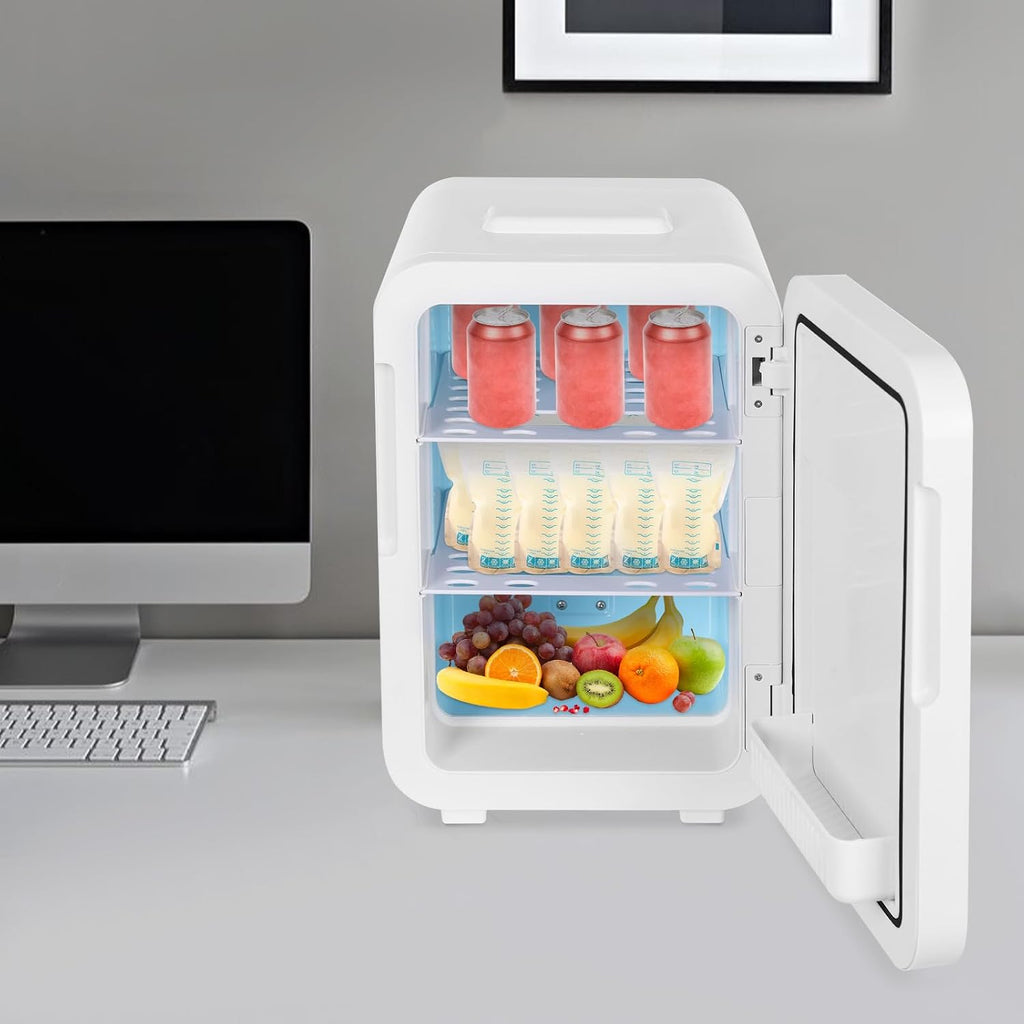 20L Mini Fridge with Heating and Cooling, Digital Display, Lightweight and Portable for Car and Home