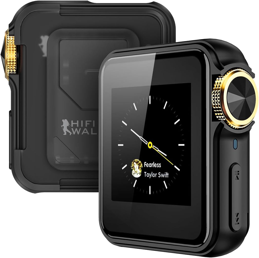 HIFI WALKER H2 Mini MP3 Player with APTX Bluetooth, Hi-Res Audio, Lossless DSD/FLAC, Touch Screen & Wearable Clip, Portable Music Player for Running & Travel, 64GB Memory, Supports up to 512GB