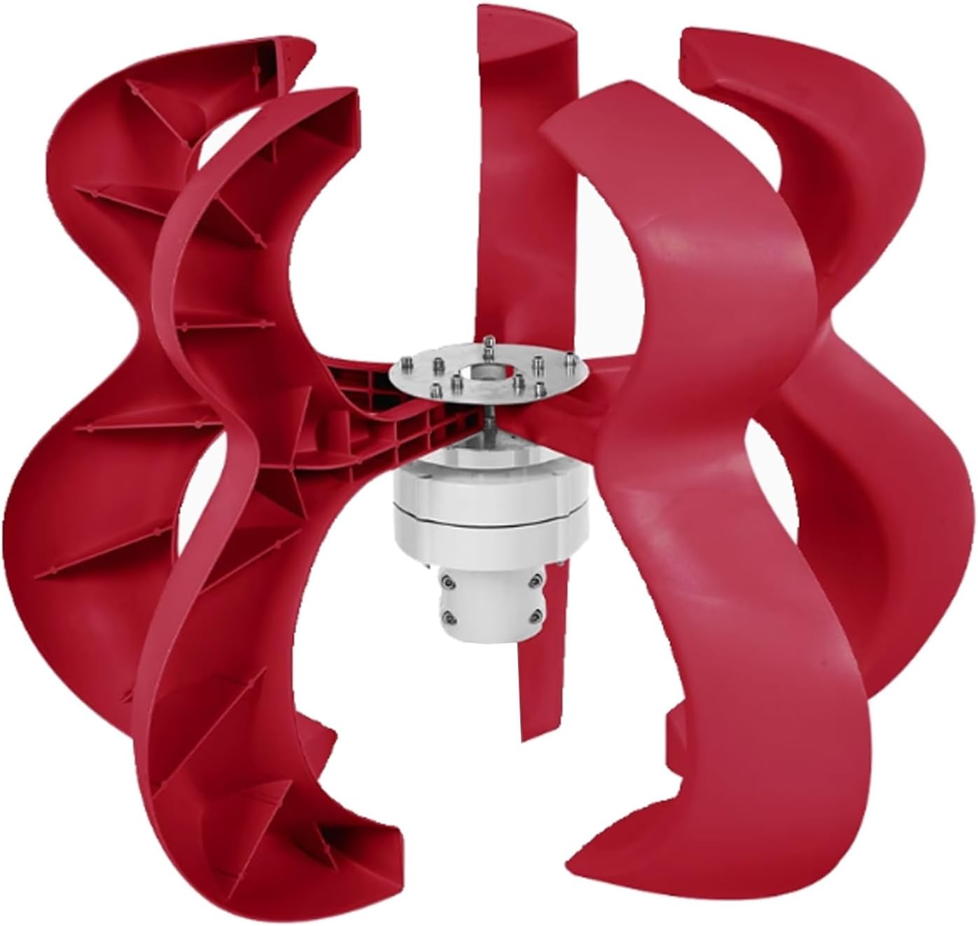 Small Vertical Axis Wind Turbine with Controller, 1000w Windmill Generator, 360° Horizontal Automatic Windward Adjustment, 5 Blades Rotate Smoothly(12v)