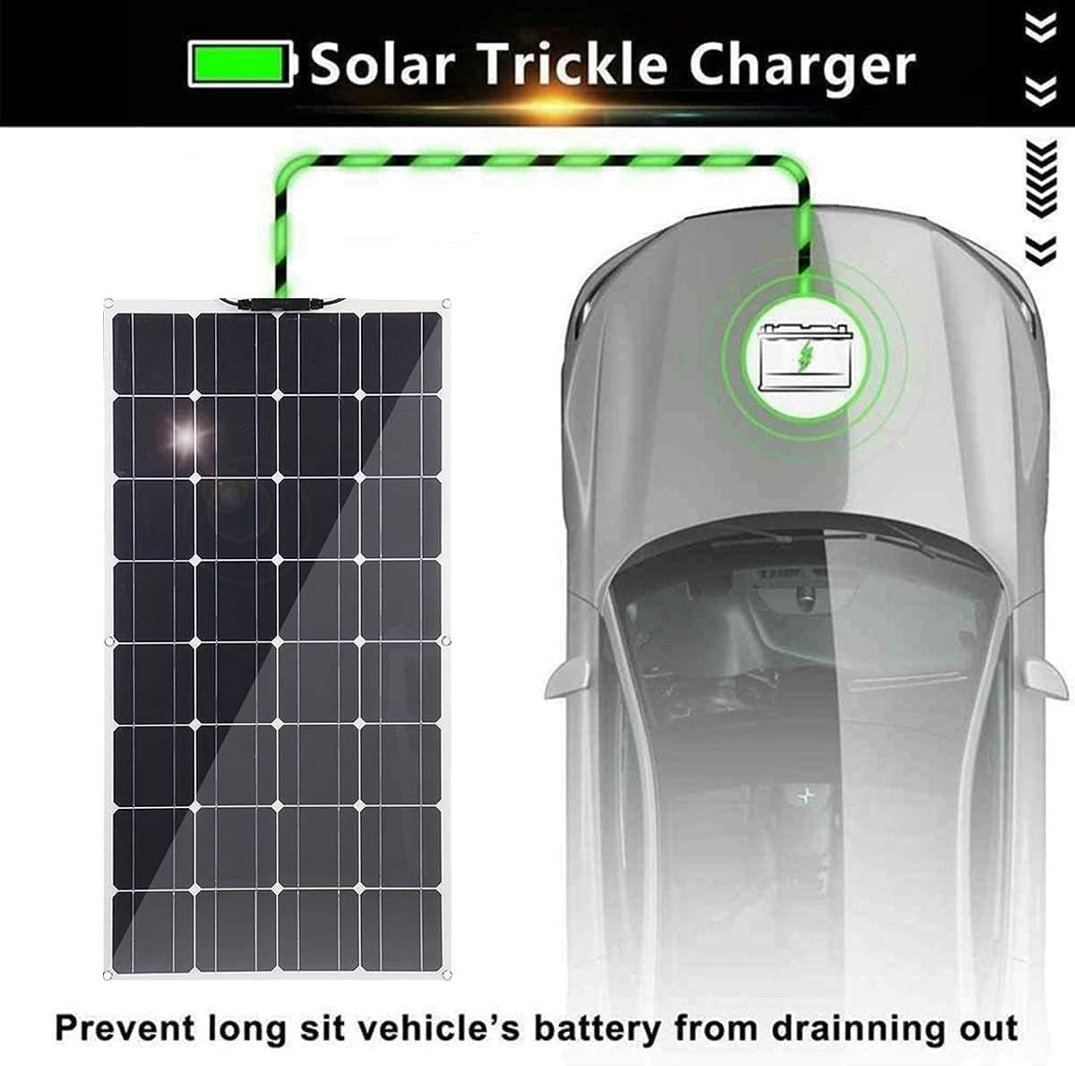 Solar Panel 18V 500W 1000W Flexible Solar Solar Panel Kit Complete Rv Car Battery Solar Charger (1000w)