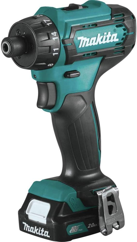 Makita FD10R1 12V max CXT® Lithium-Ion Cordless 1/4' Hex Driver-Drill Kit (2.0Ah)